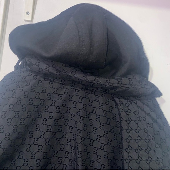 Gucci Black Monogram Hooded Jacket – 3XL - Picture 6 of 6